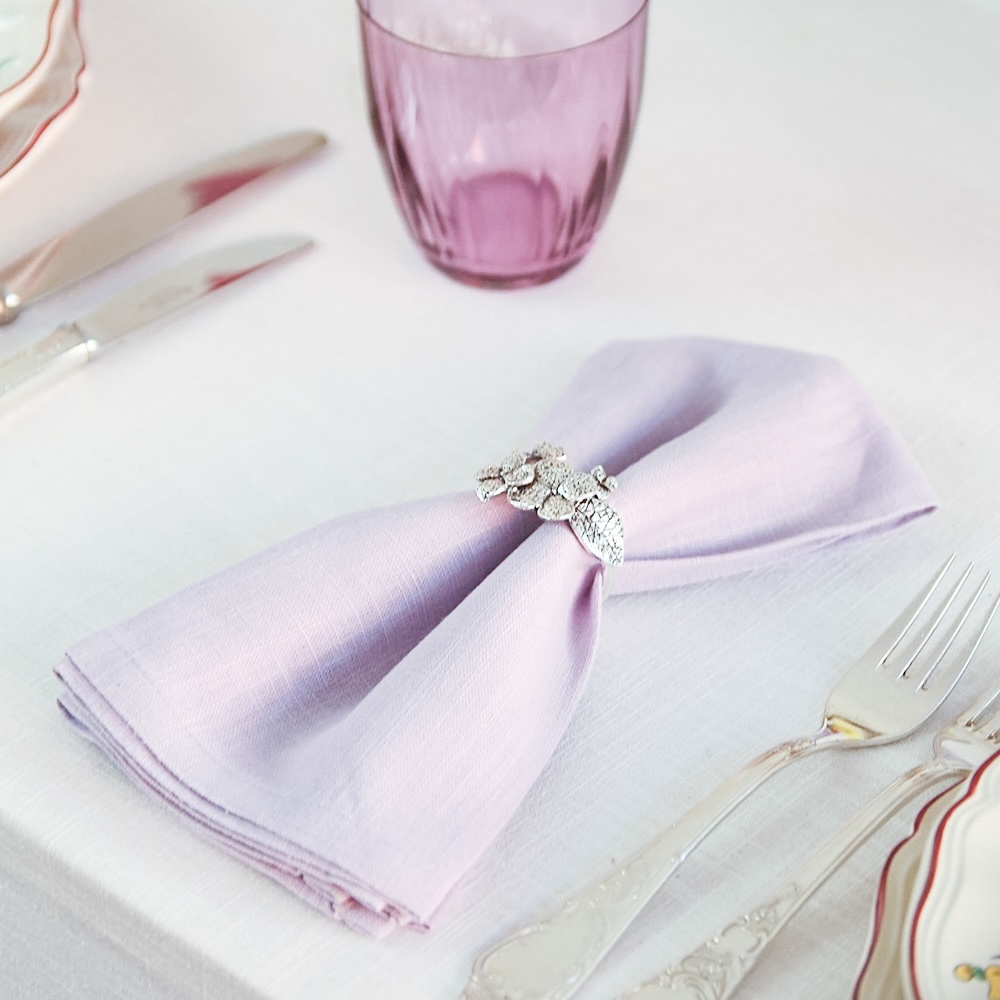 Linen napkin WISTERIA LILAC Linen napkin WISTERIA LILAC