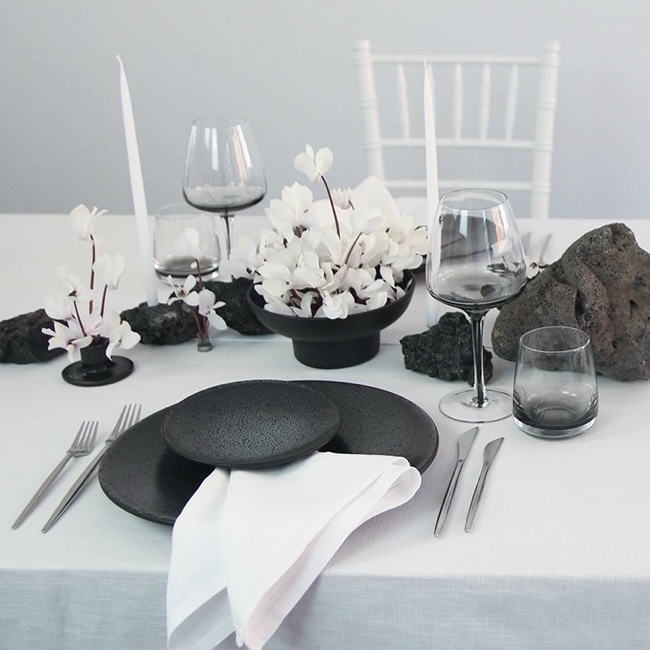 Herdmar cutlery - GRACE collection - silver - complete set (8 pieces)