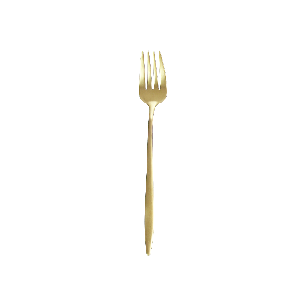 Speisegabel in Goldoptik – Zeitloses Besteck von Herdmar Speisegabel aus beschichtetem Edelstahl in Goldoptik der GRACE Kollektion – Ideal für elegante Hauptgerichte.