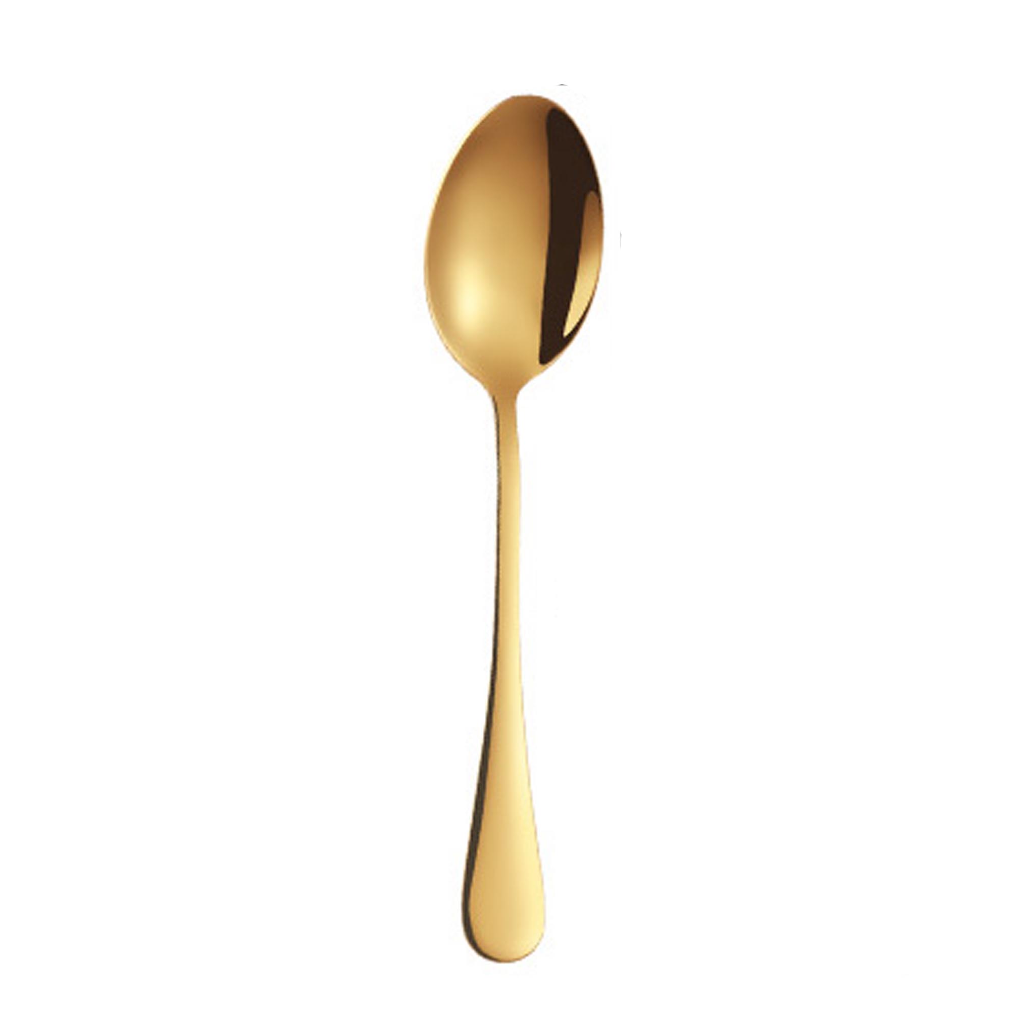 Besteck CLASSIC round gold glänzend Suppenlöffel mieten Besteck CLASSIC round gold glänzend Suppenlöffel mieten