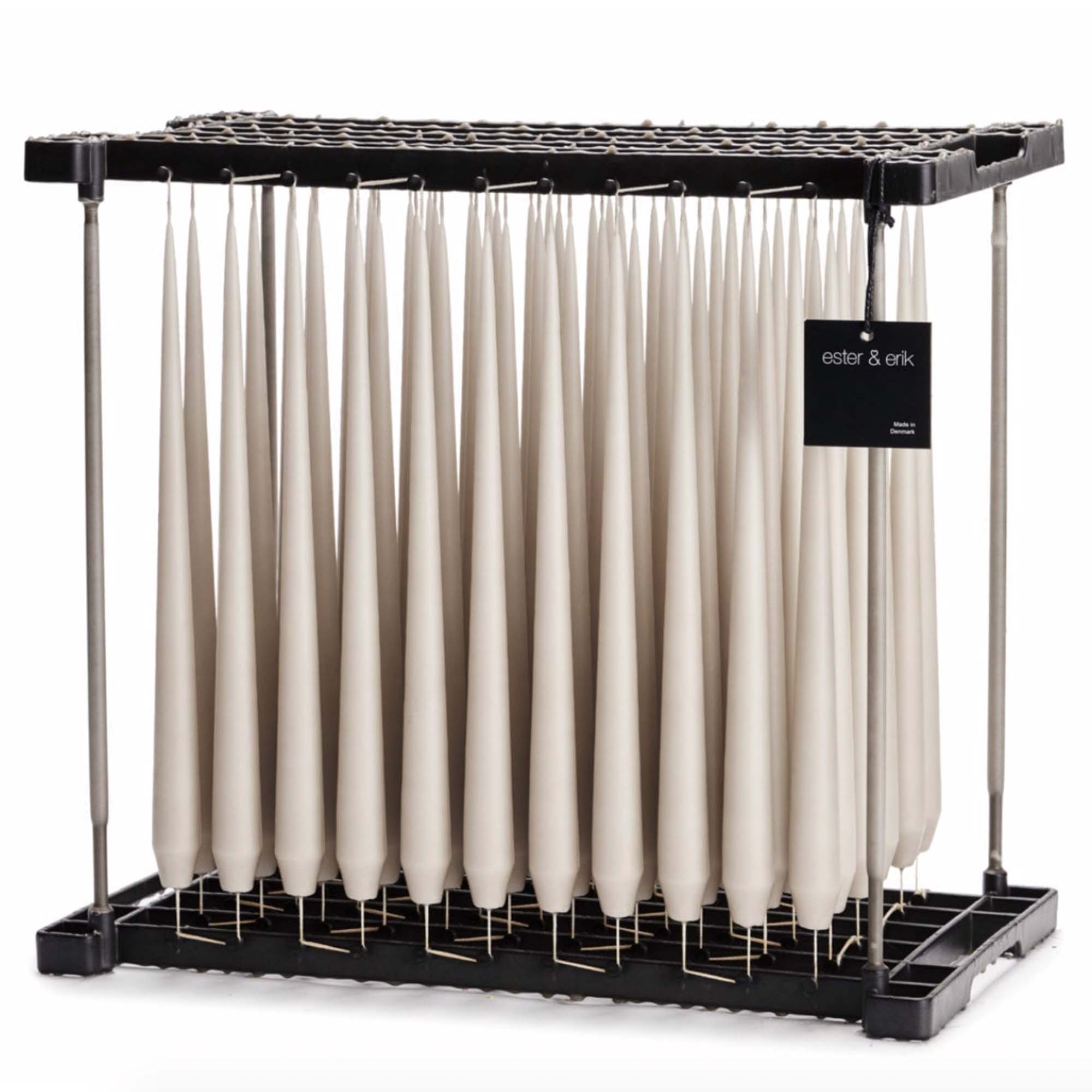 Ester-Erik-Spitzkerze-Taper-Candle-22-linen-grey Ester & Erik taper candles LINEN GREY - color no. 22, 2.6 x 32 cm