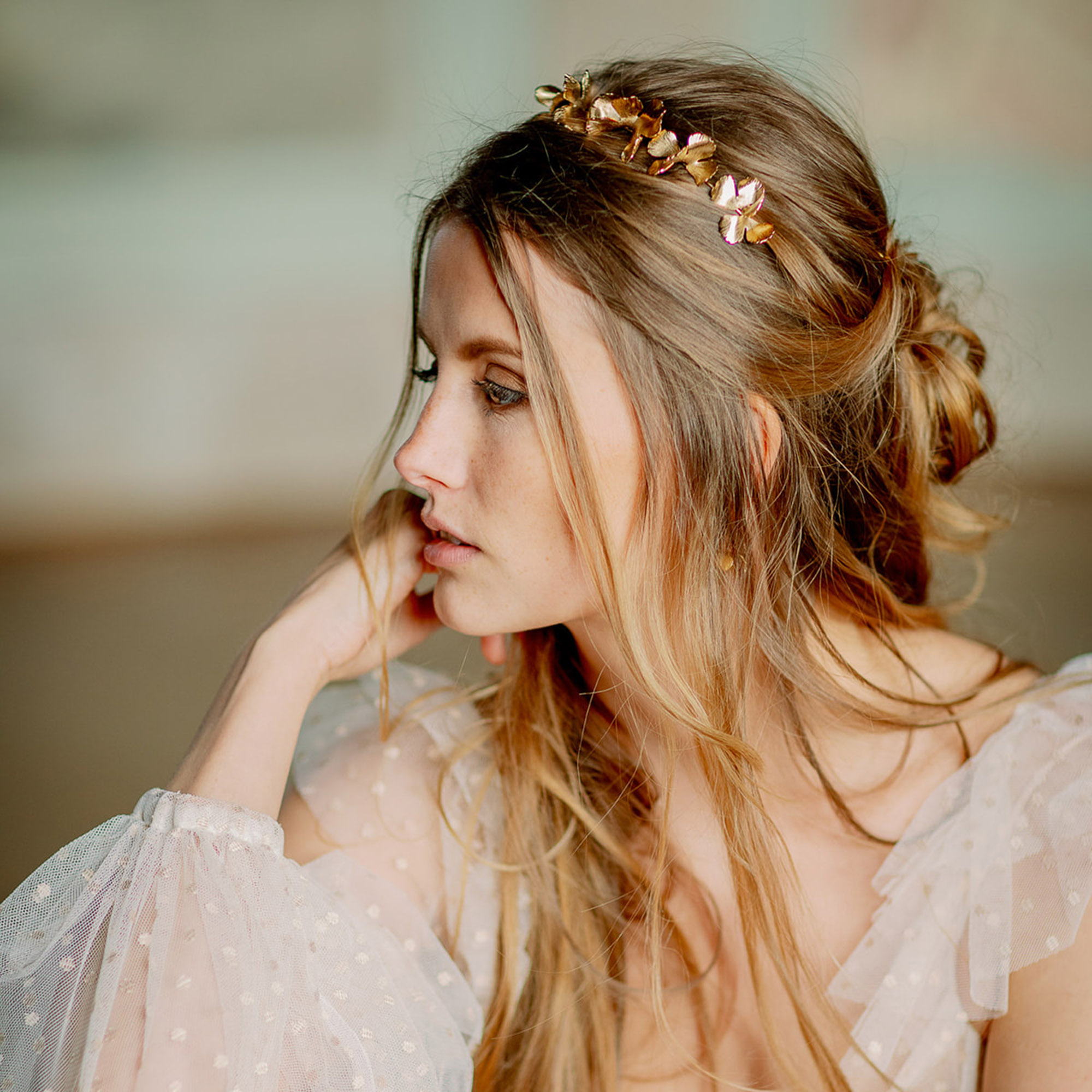 Maison Sabben Bridal Headpiece DRAPE