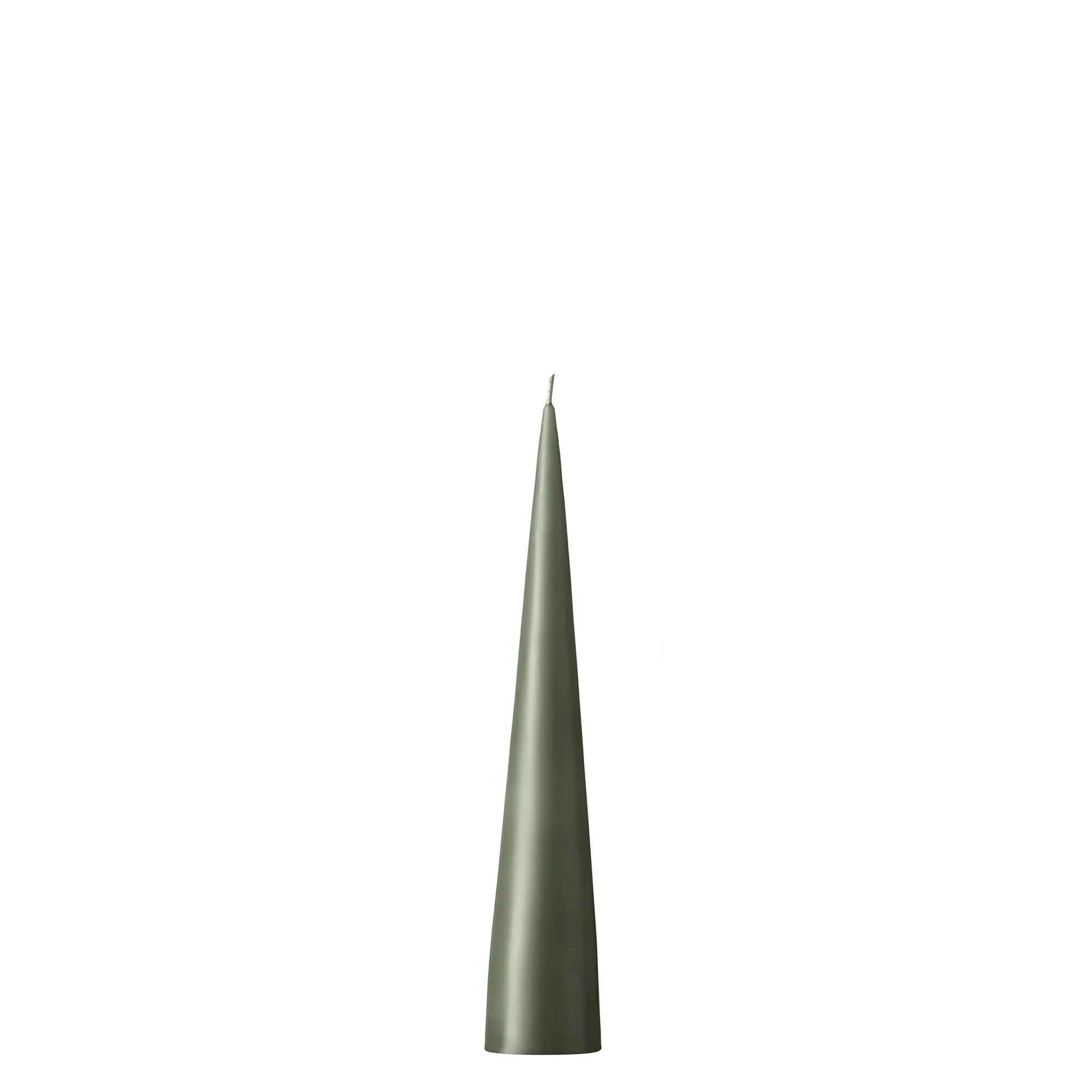 ester-erik-kegelkerze-cone-candle-22cm-olive-olivgruen-070 Ester & Erik taper candle OLIVE GREEN color no. 70, 25 cm