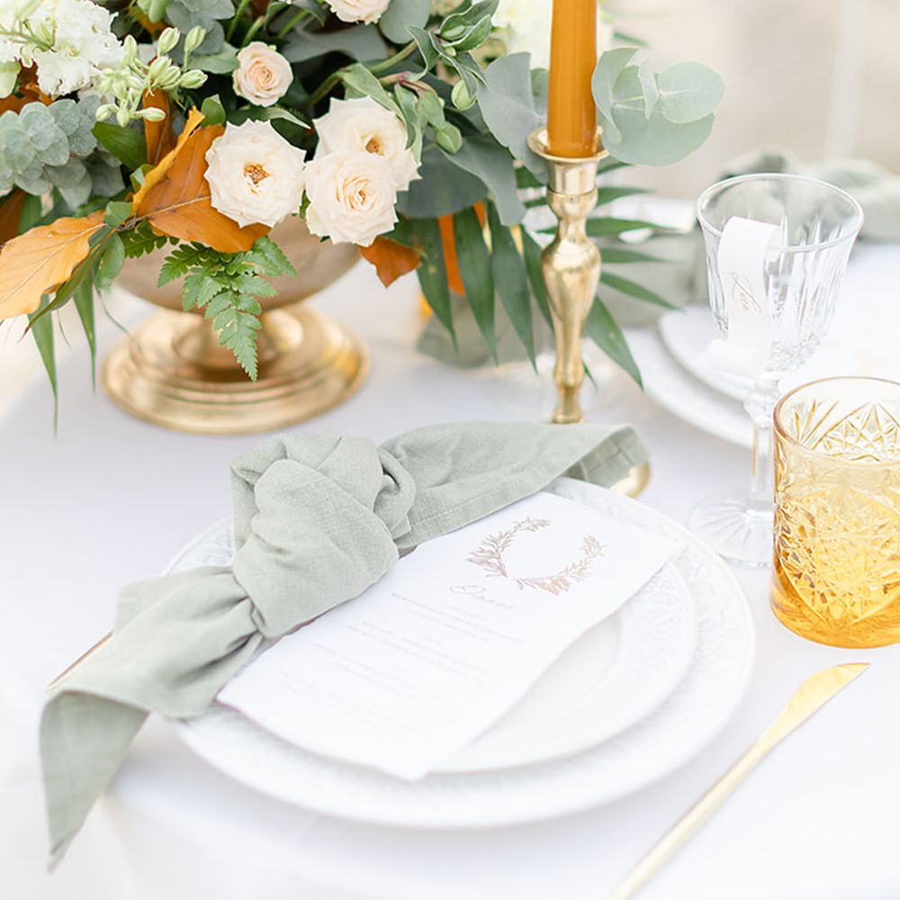 Linen napkin SAGE GREEN Linen napkin SAGE GREEN