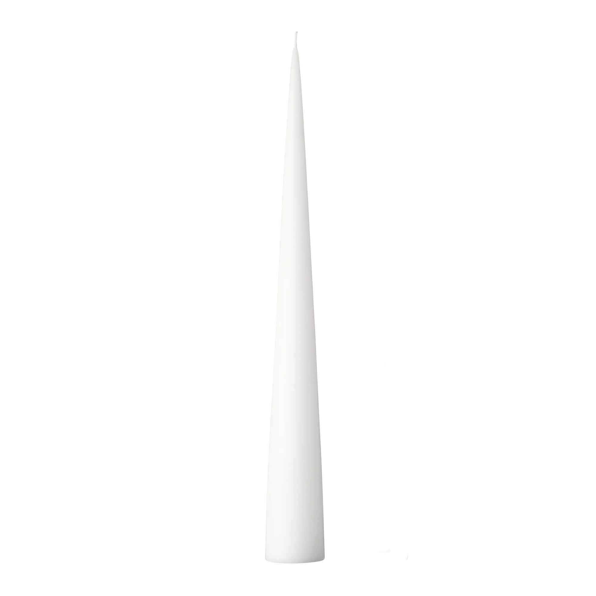 ester-erik-kegelkerze-cone-candle-34cm-weiss-31 Ester & Erik taper candle WHITE color no. 31, 37 cm