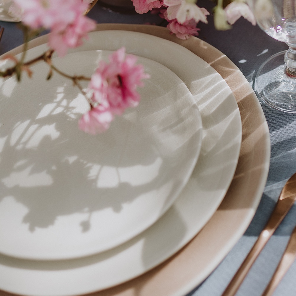Salad plate PROVENCE dusty pink Salad plate PROVENCE dusty pink