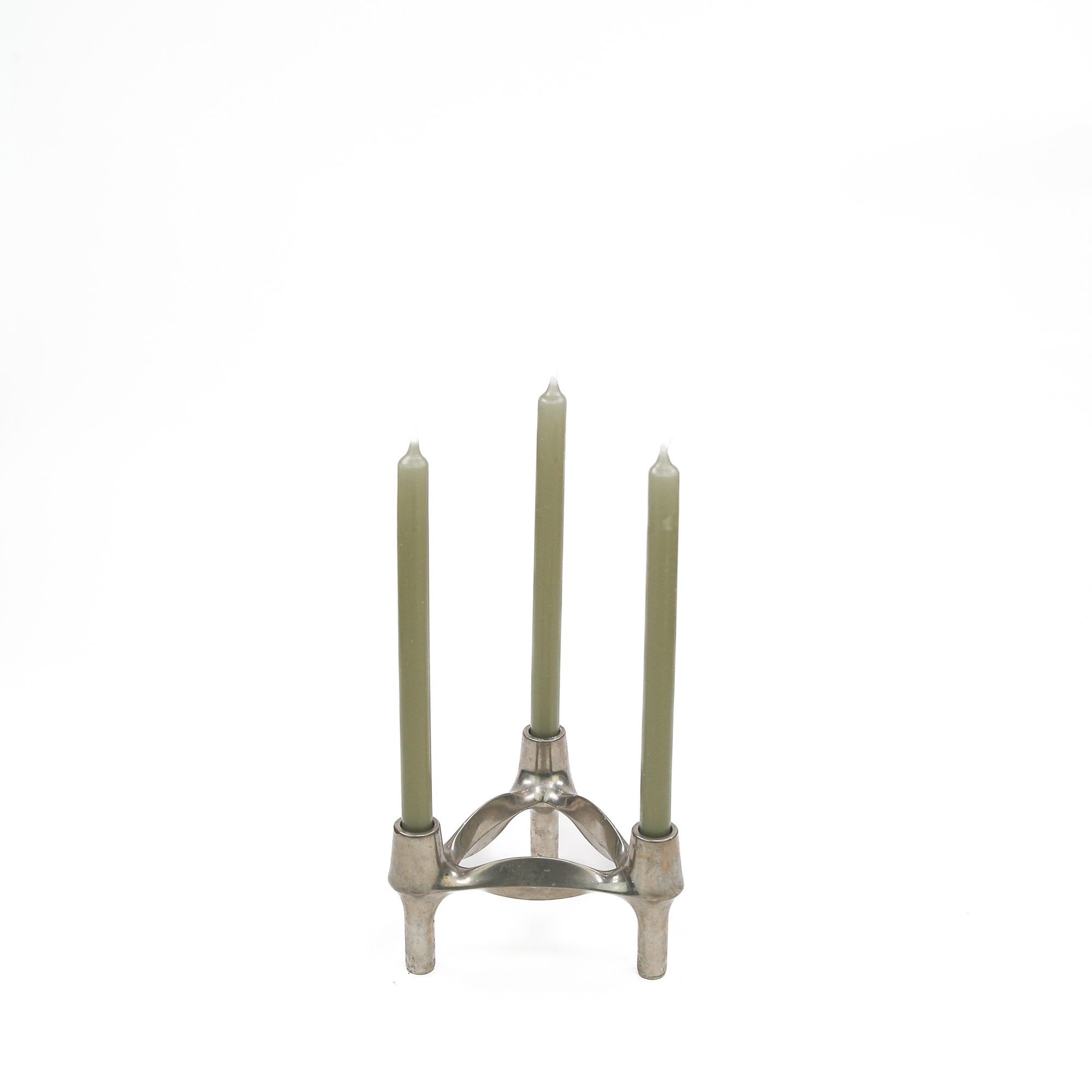 Thin stick candles/tree candles for Stoff Nagel candle holder - eucalyptus
