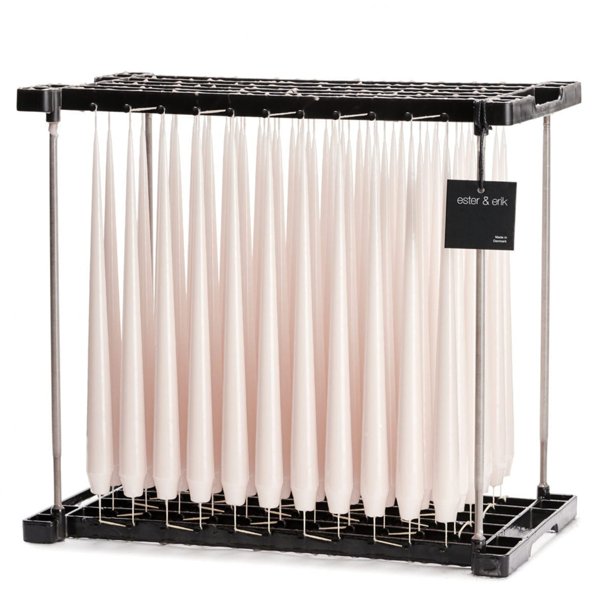 Ester-Erik-Spitzkerze-Taper-Candle-misty-rose-altrosa-51-2 Ester & Erik taper candle ROSÉ | ROSEWATER - color no. 51, 2.6 x 32 cm
