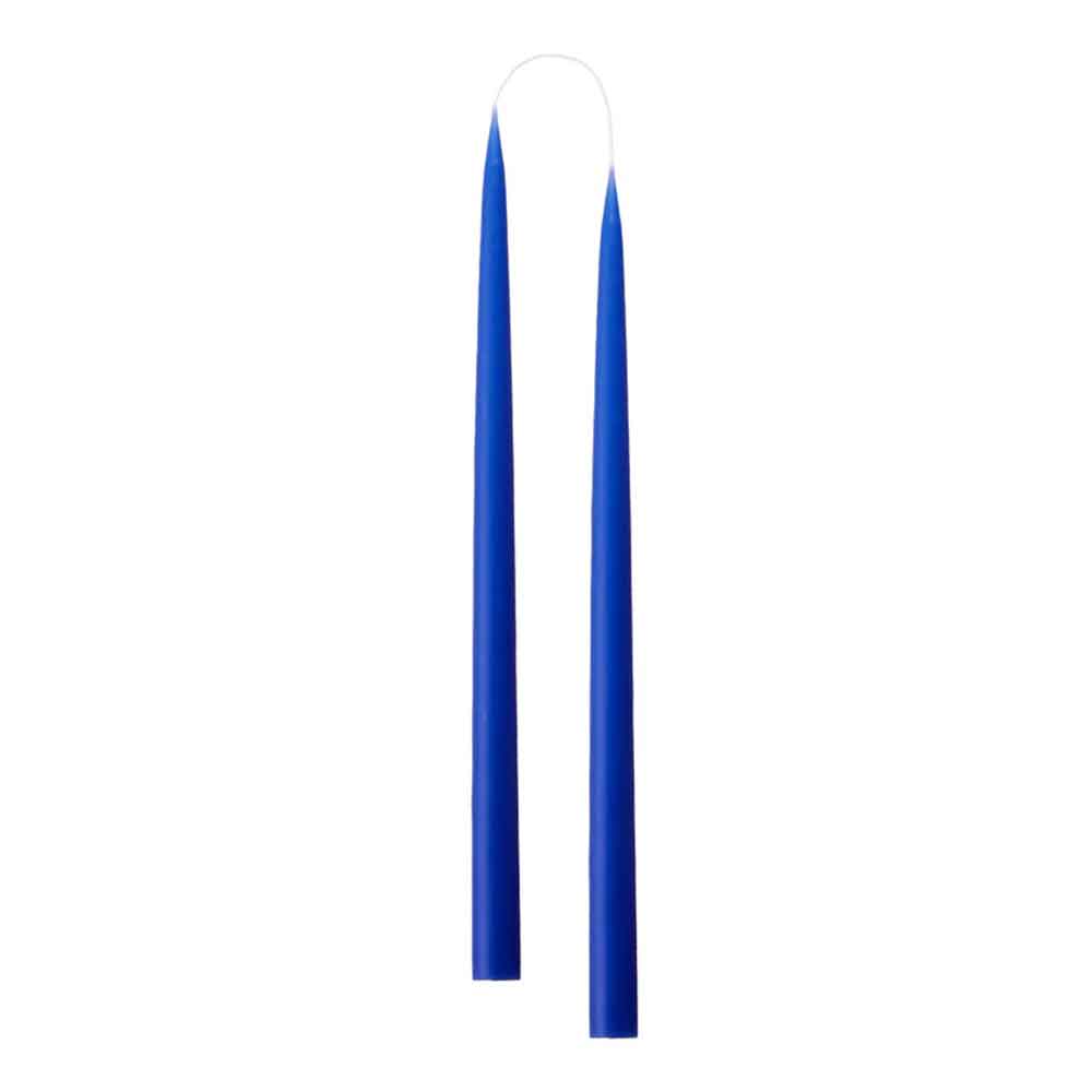 Taper candles YELLOW - color no. 51, 2.2 cm x 35 cm - 2 pcs.