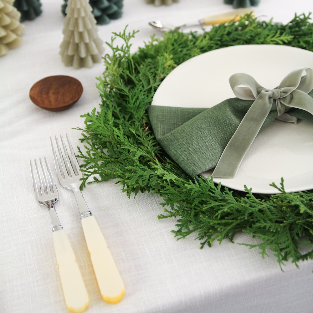 Linen napkin FERN GREEN Linen napkin FERN GREEN