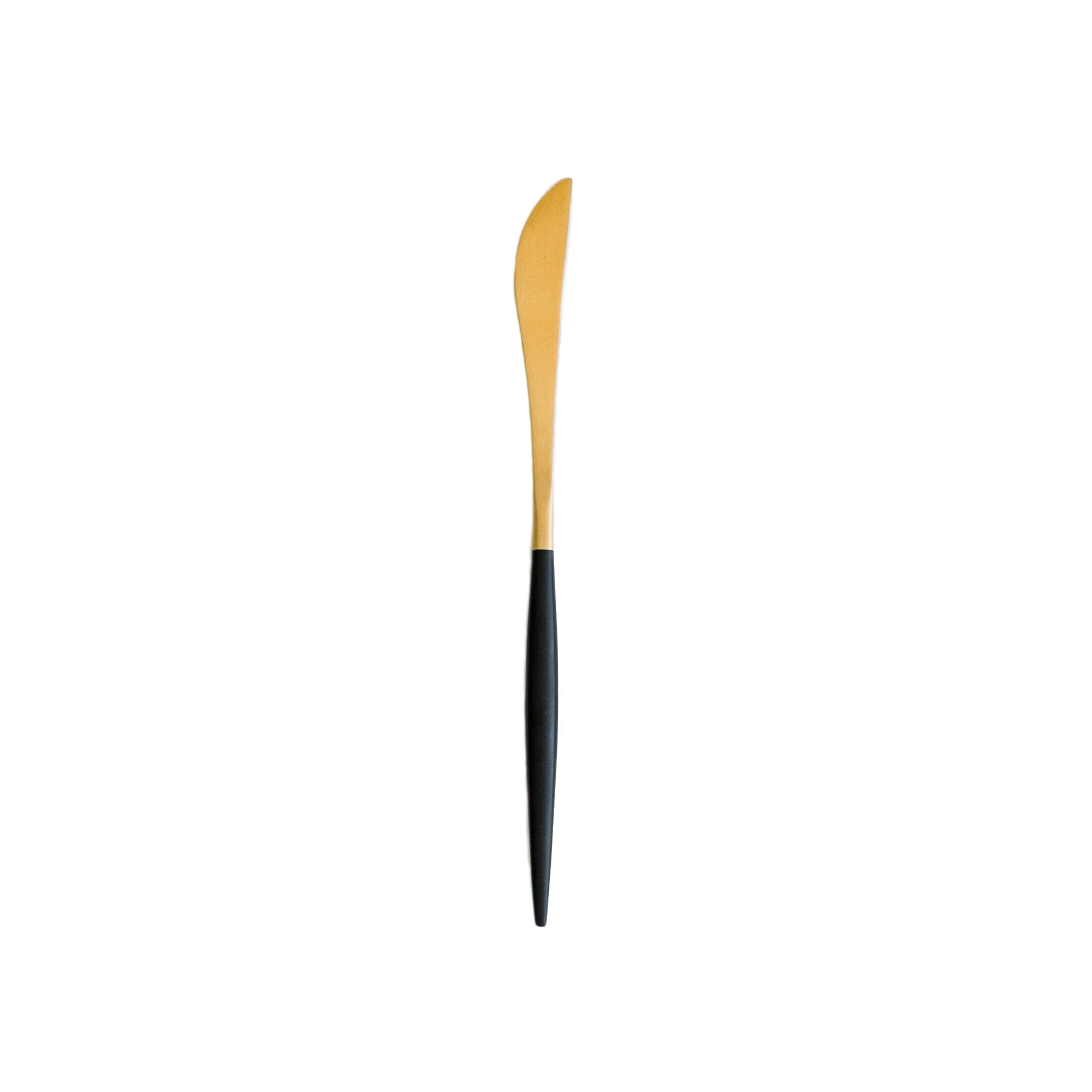 Besteck MOON schwarz gold Speisemesser mieten Besteck MOON schwarz gold Speisemesser mieten