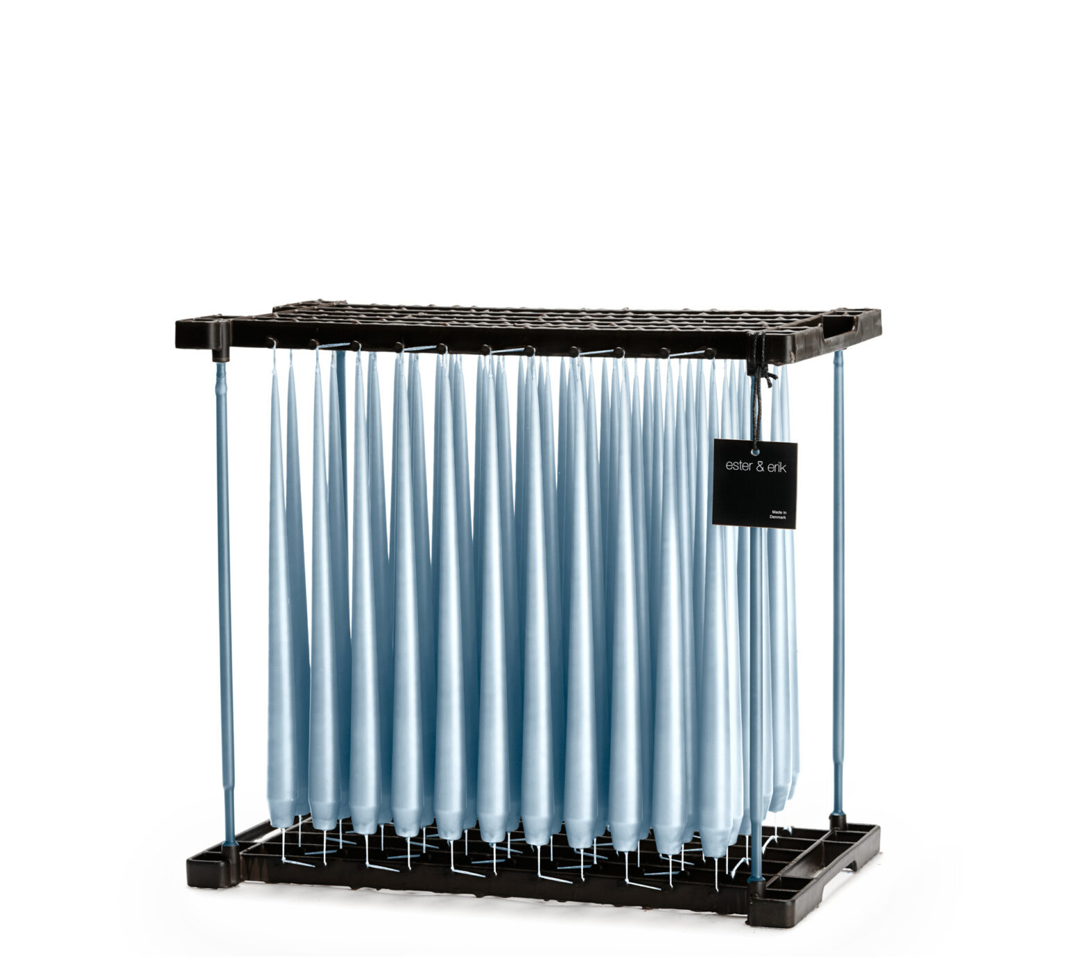 Ester & Erik taper candle DUSTY BLUE - color no. 83, 2.6 x 32 cm Ester & Erik taper candle DUSTY BLUE - color no. 83, 2.6 x 32 cm