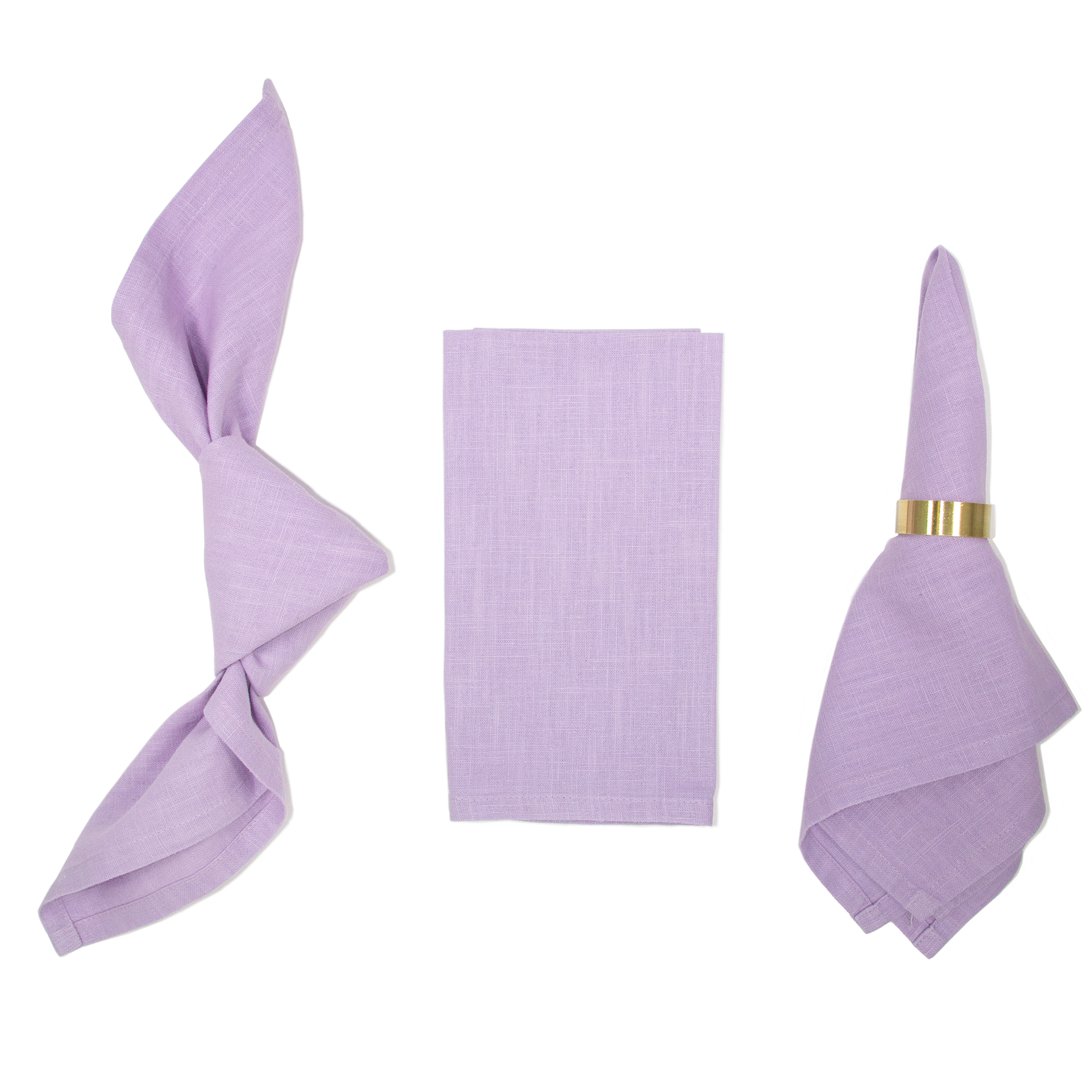 Leinenserviette Stoffserviette Flieder
