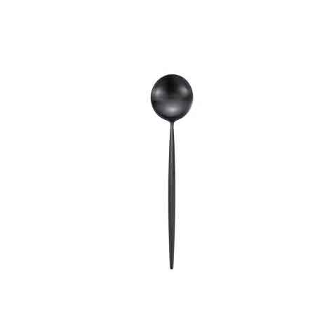 Besteck MOON schwarz matt Suppenlöffel mieten Besteck MOON schwarz matt Suppenlöffel mieten