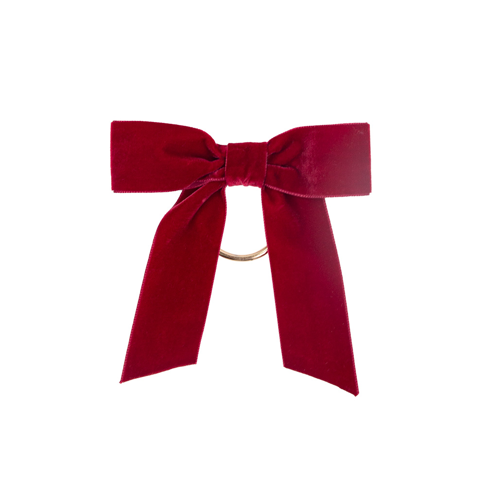 Napkin rings VELVET wine red Napkin rings VELVET wine red