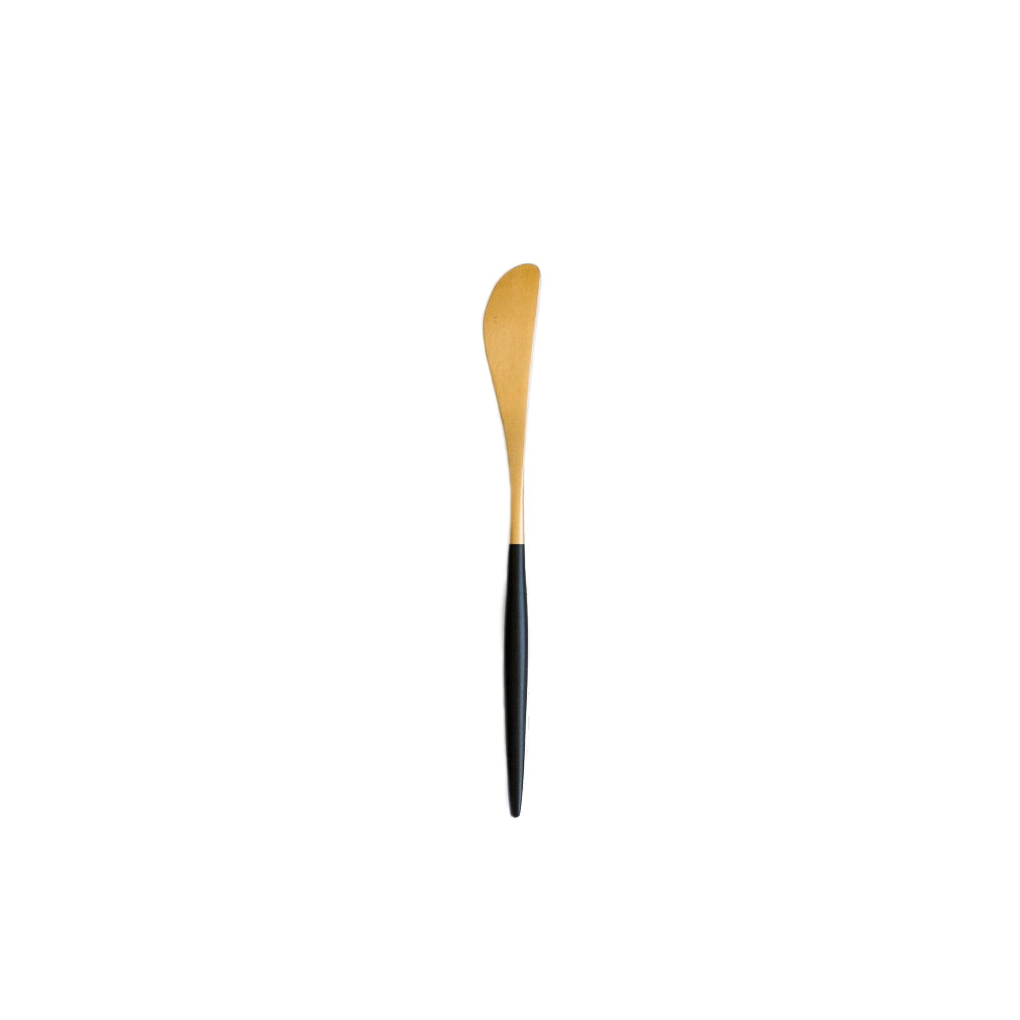 Besteck MOON schwarz gold Buttermesser mieten Besteck MOON schwarz gold Buttermesser mieten