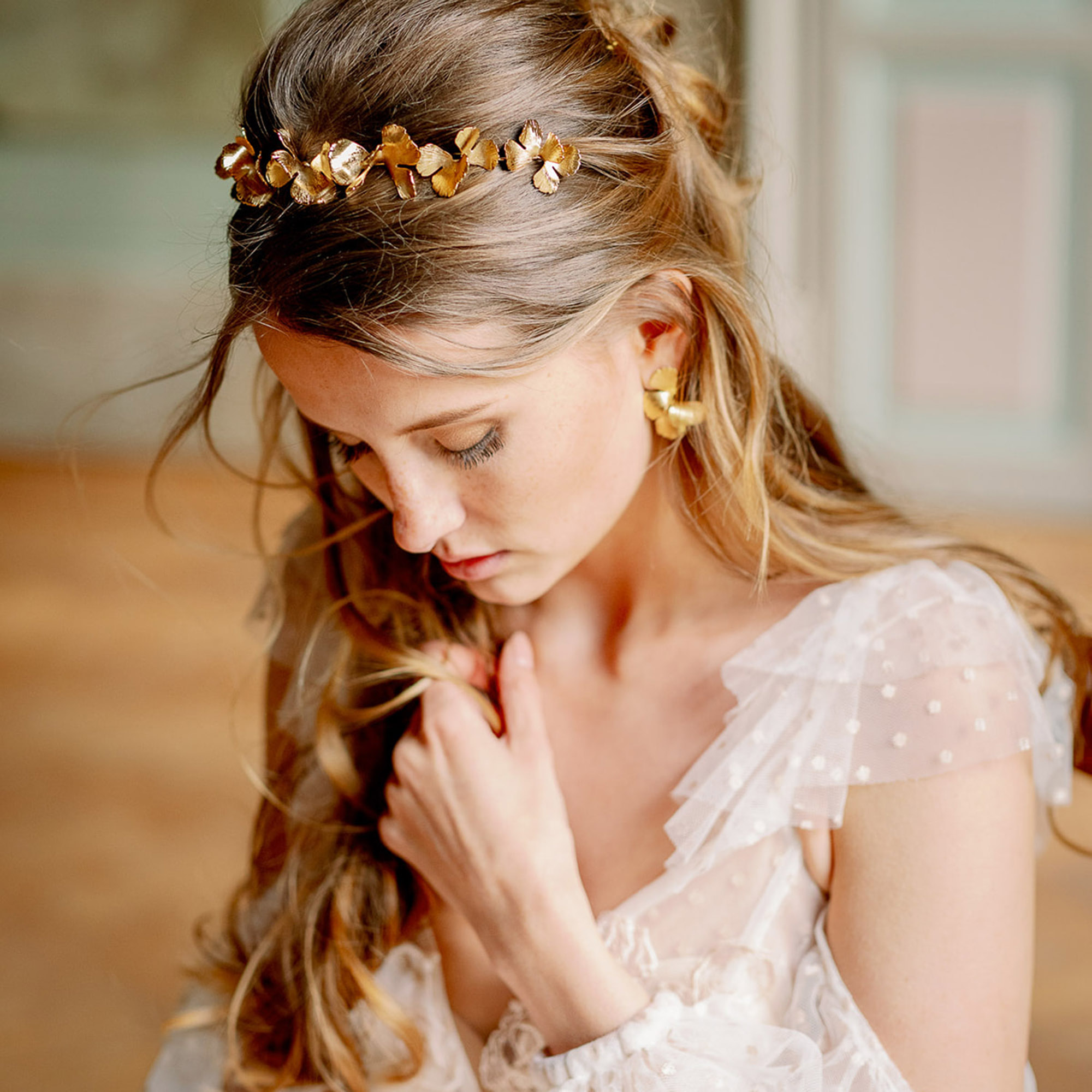 Maison Sabben Bridal Headpiece DRAPE