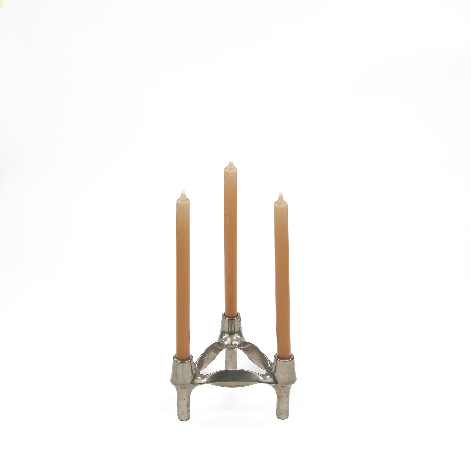 rustik-lys-dunne-stabkerzen-baumkerzen-natur-2 Thin stick candles/tree candles for Stoff Nagel candle holder - caramel