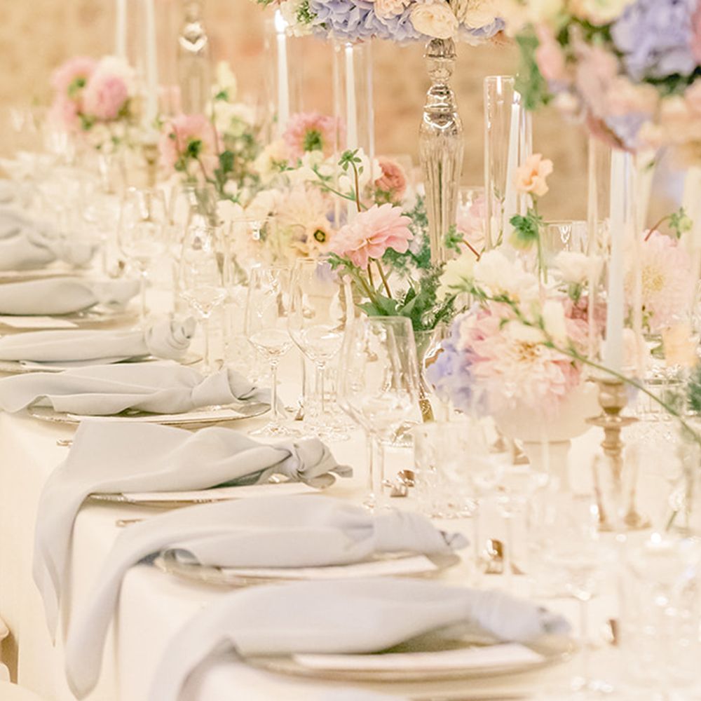 Linen napkin ICE BLUE Linen napkin ICE BLUE