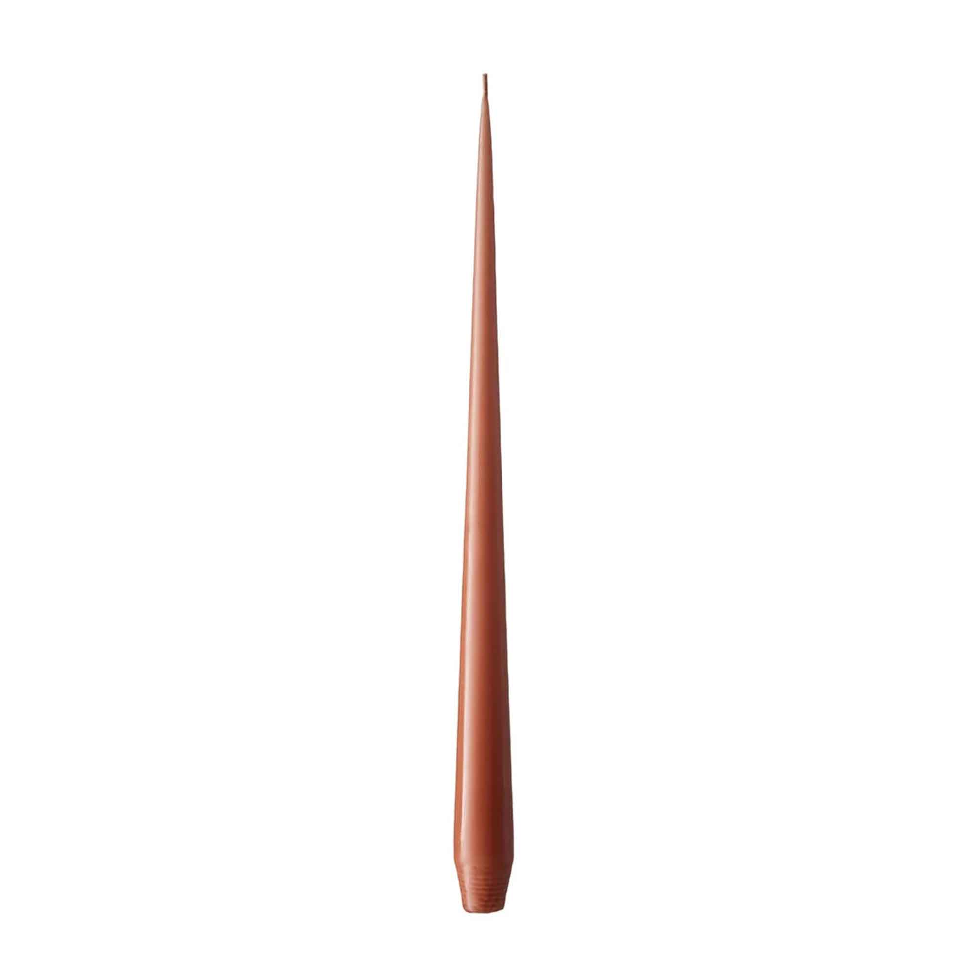 Ester & Erik taper candle TERRAKOTTA - color no. 72, 2.6 x 32 cm