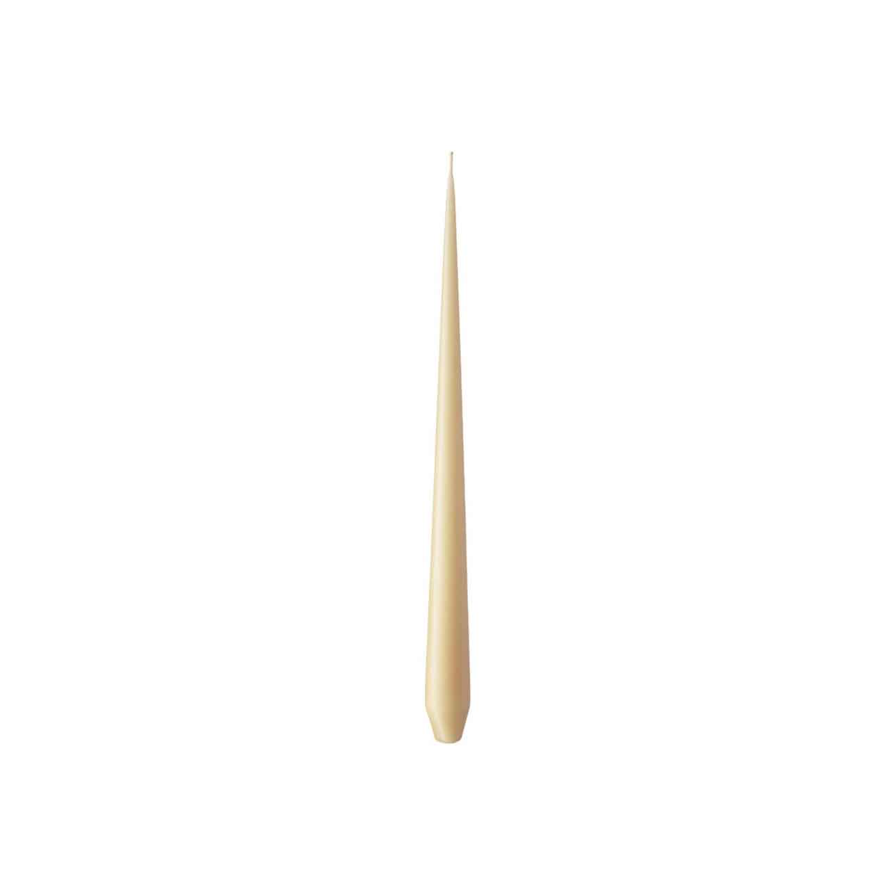 Ester & Erik narrow taper candles BEIGE | pale ginger, color no. 14, 1.6x24 cm