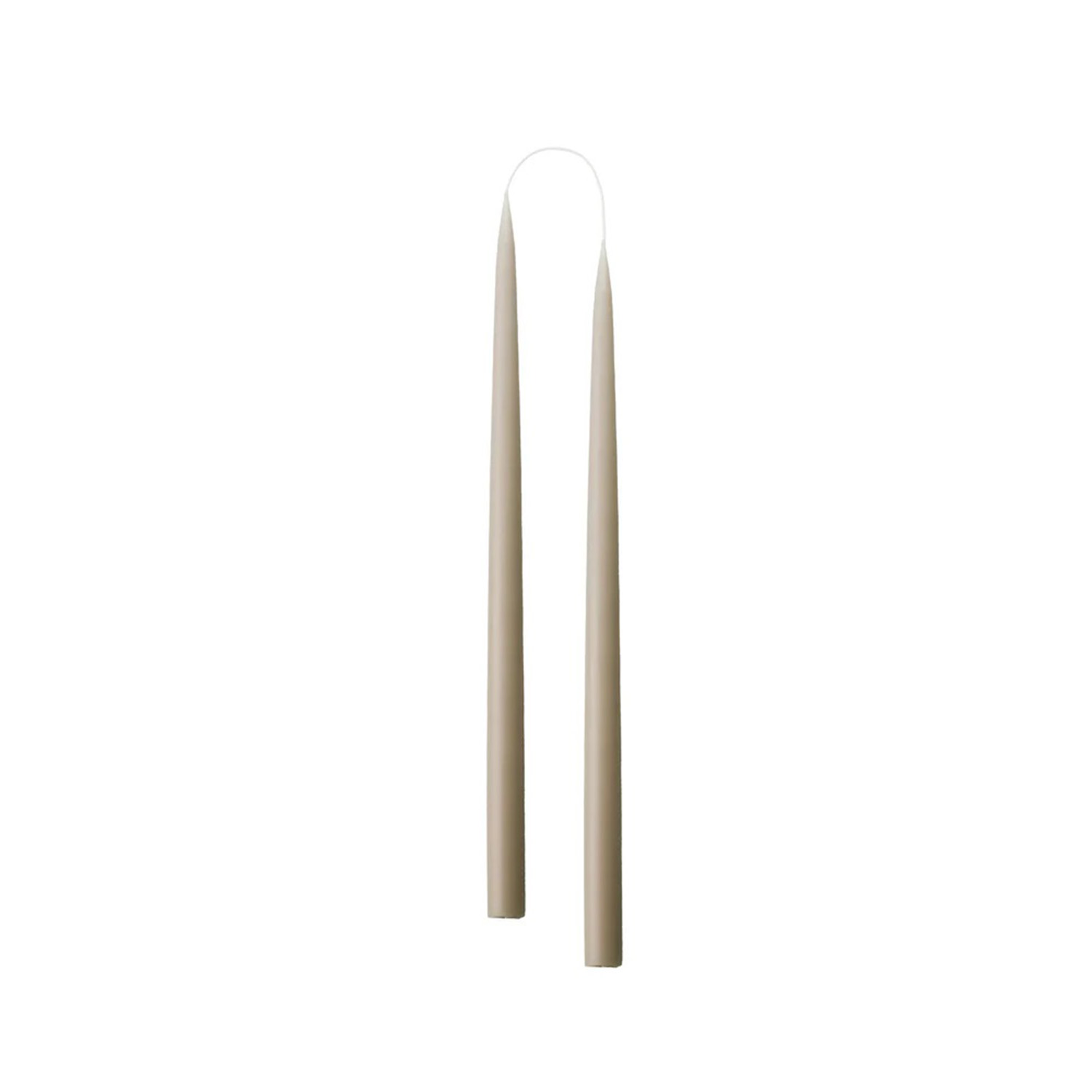 Taper candles WHITE - color no. 1, 2.2 cm x 35 cm - 2 pcs.