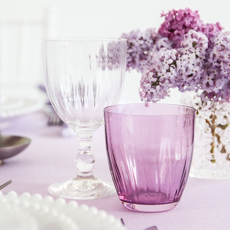 Water glass GEORGIA dusty pink Water glass GEORGIA dusty pink