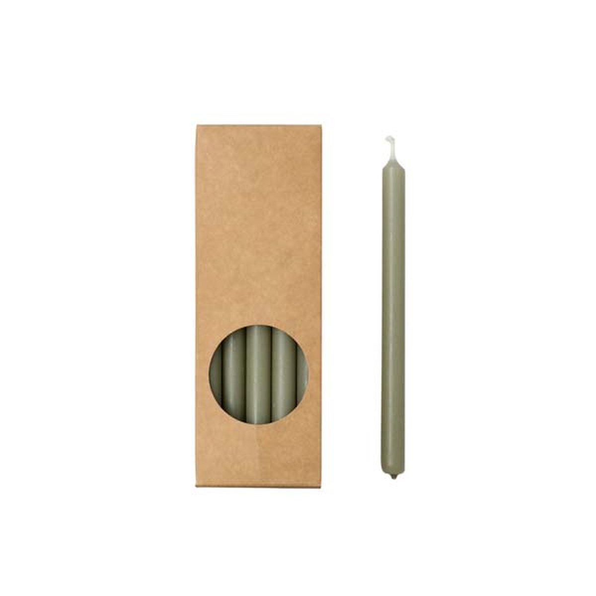 rustik-lys-dunne-stabkerzen-baumkerzen-eukalyptus-3 Thin stick candles/tree candles for Stoff Nagel candle holder - eucalyptus