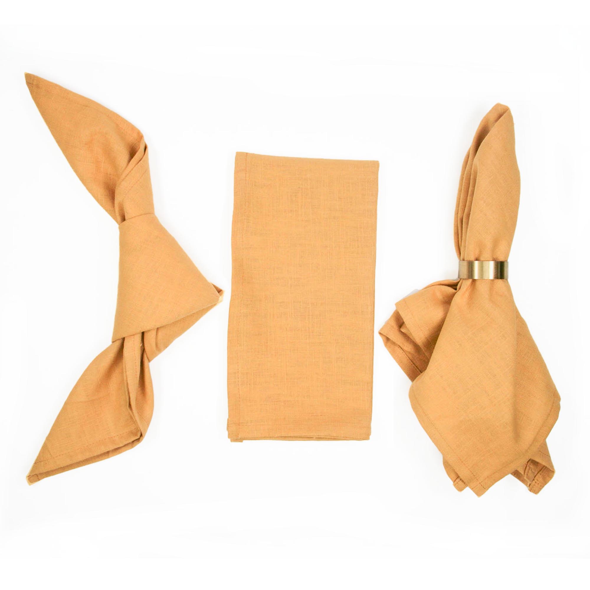 Leinenserviette Stoffserviette Senfgelb Mustard Leinenserviette Stoffserviette Senfgelb Mustard