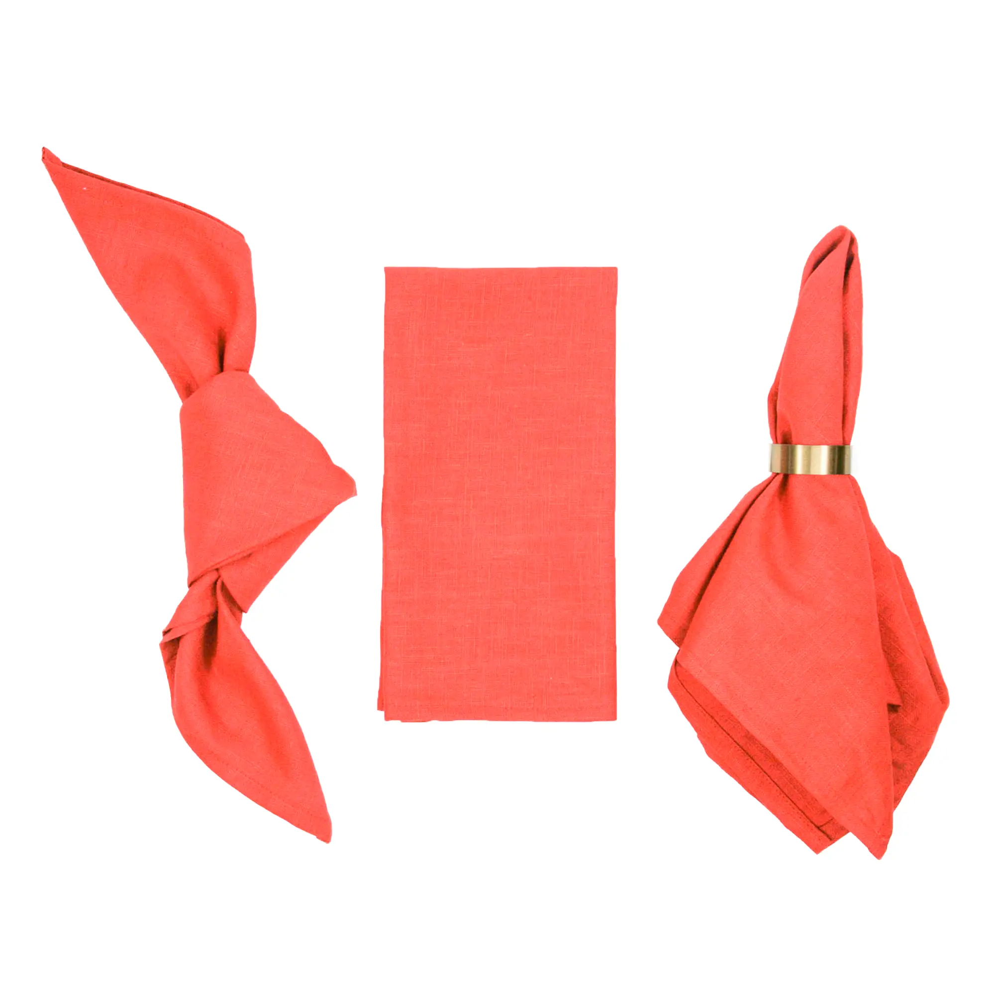 Linen napkin FUCHSROT | fox red Linen napkin FUCHSROT | fox red