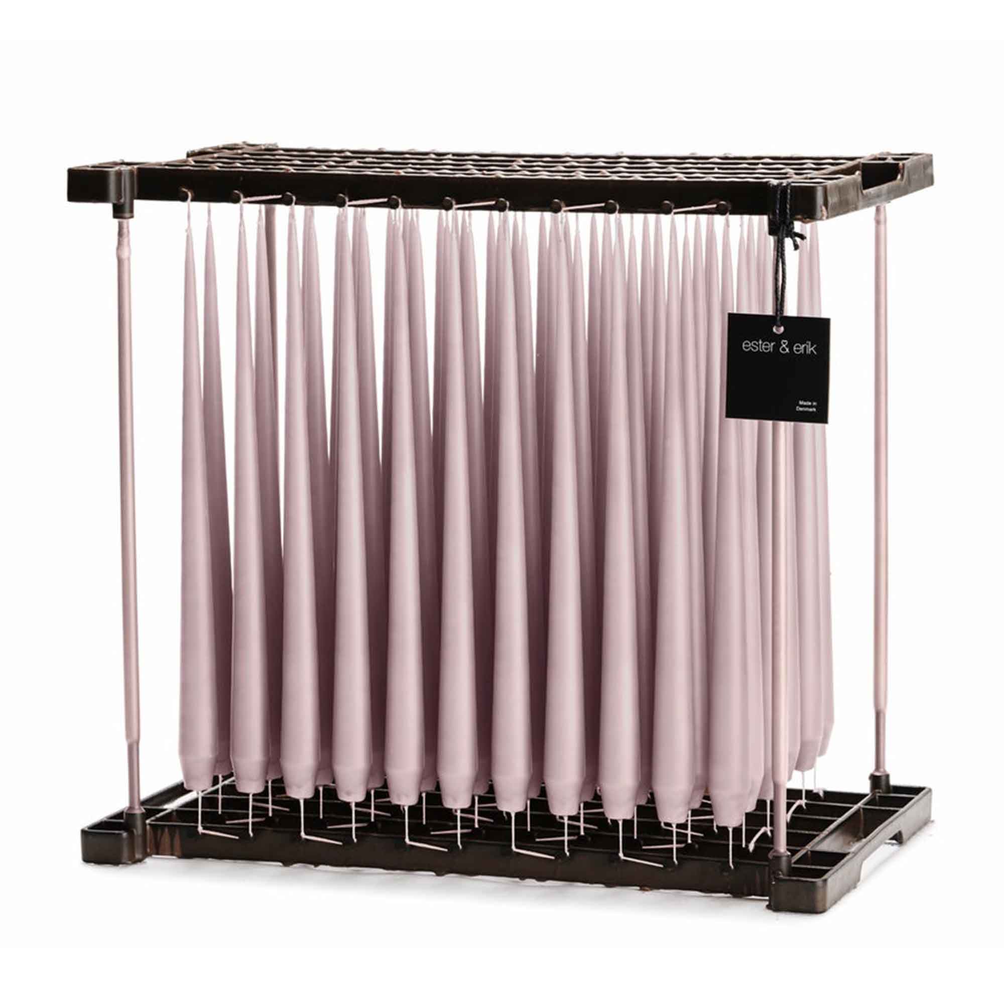 Ester & Erik taper candle SOFT ROSE - color no. 52, 2.6 x 32 cm