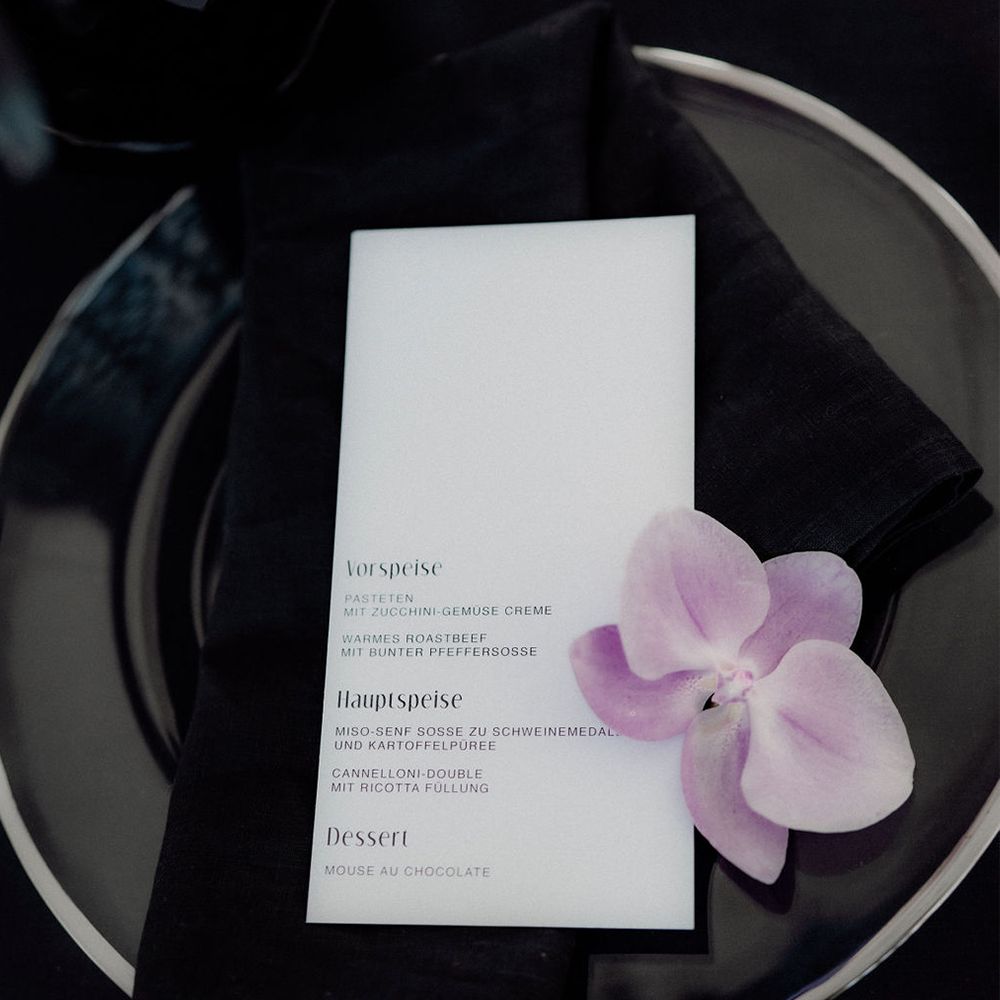 Linen napkin BLACK Linen napkin BLACK
