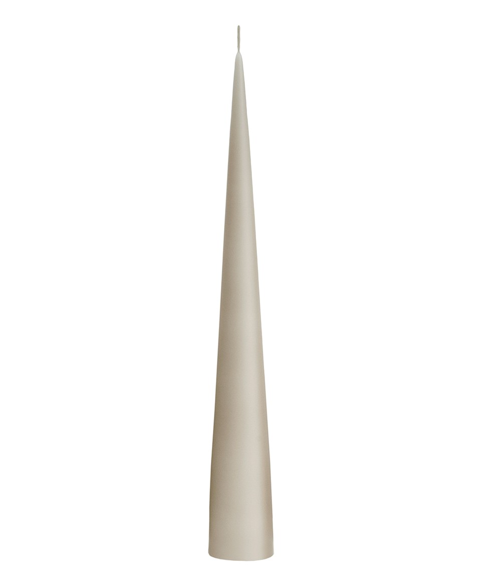 Ester & Erik taper candle LINEN GREY color no. 22, 37 cm
