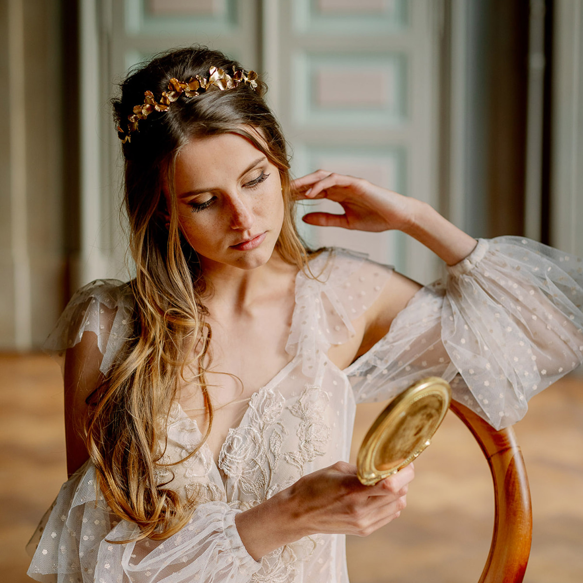 maison-sabben-drape-bridal-crown-tiara-11 Maison Sabben Bridal Headpiece DRAPE