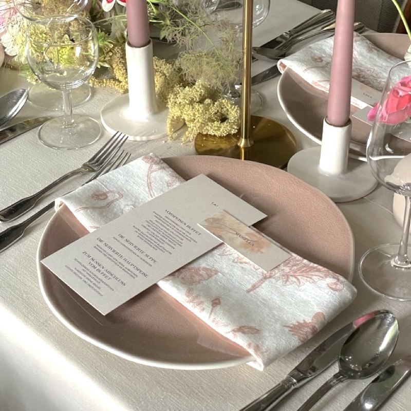 Charger Plate PROVENCE dusty pink Charger Plate PROVENCE dusty pink