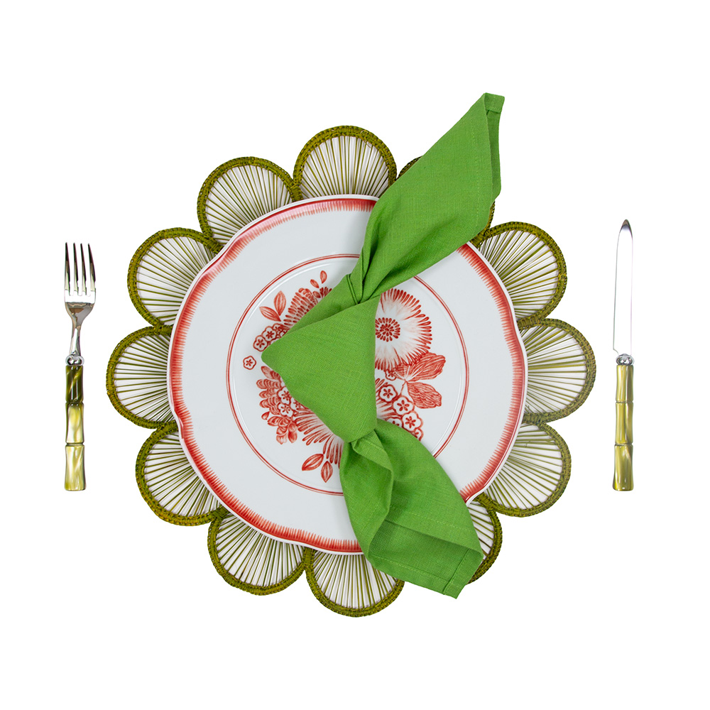 Linen napkin APPLE GREEN Linen napkin APPLE GREEN