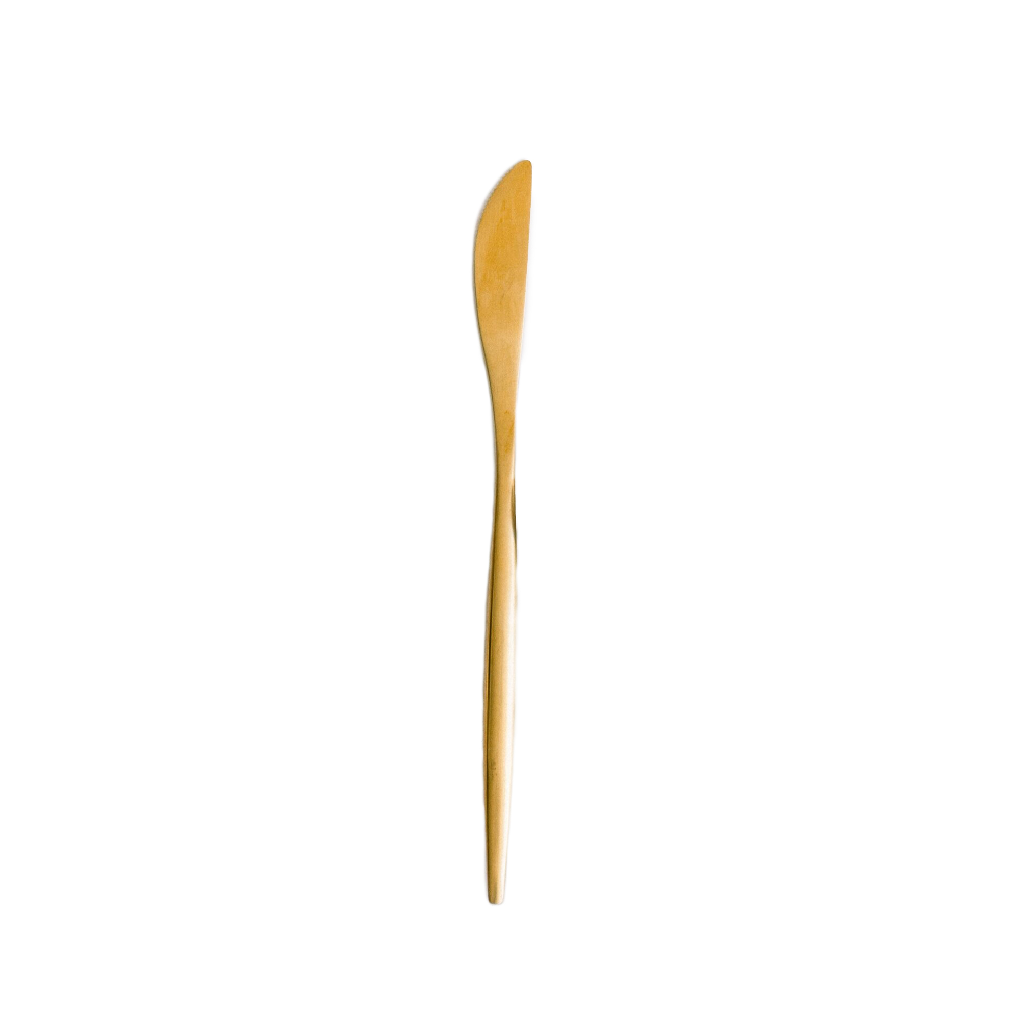 Besteck MOON gold matt Speisemesser mieten Besteck MOON gold matt Speisemesser mieten