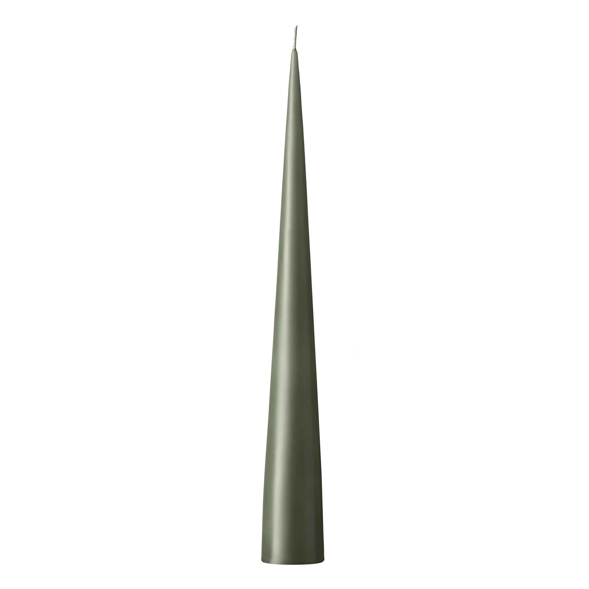 ester-erik-kegelkerze-cone-candle-34cm-olive-olivgruen-070 Ester & Erik taper candle OLIVE GREEN color no. 70, 37 cm