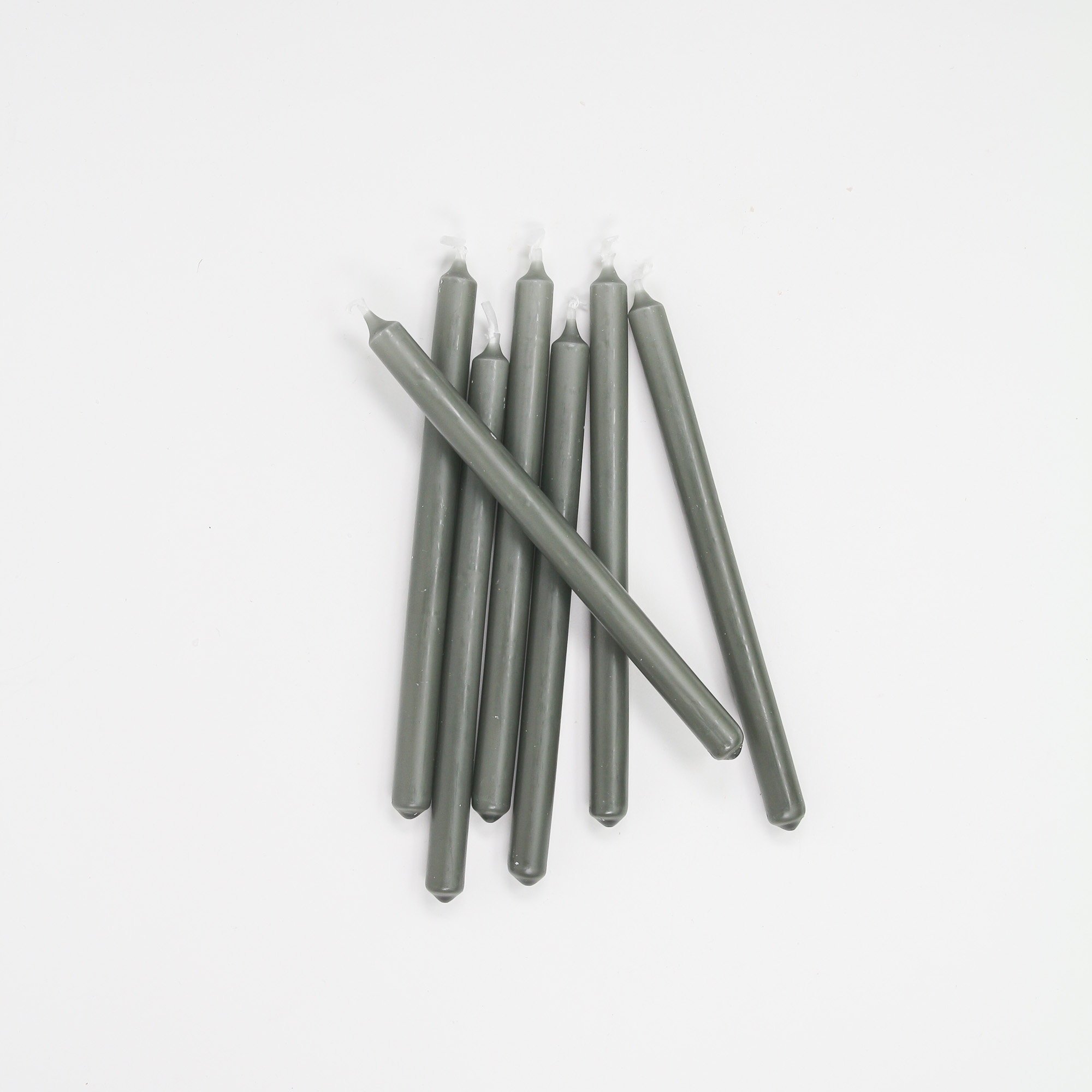 Thin stick candles/tree candles for Stoff Nagel candle holders - stone