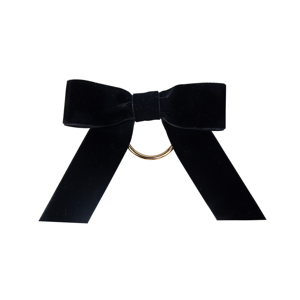 Napkin rings VELVET black Napkin rings VELVET black