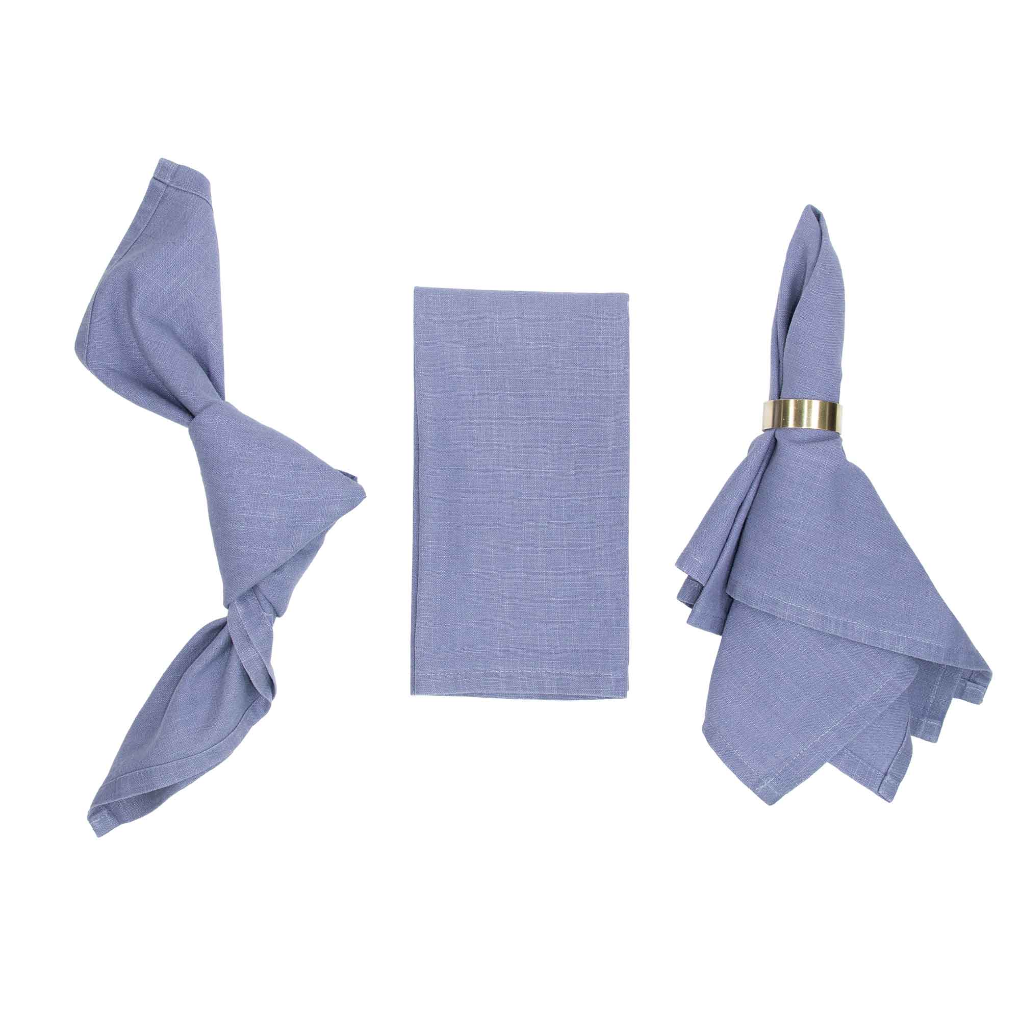 silk-linen-leinenserviette-stoffserviette-stahlblau-steel-blu Linen napkin STEEL BLUE