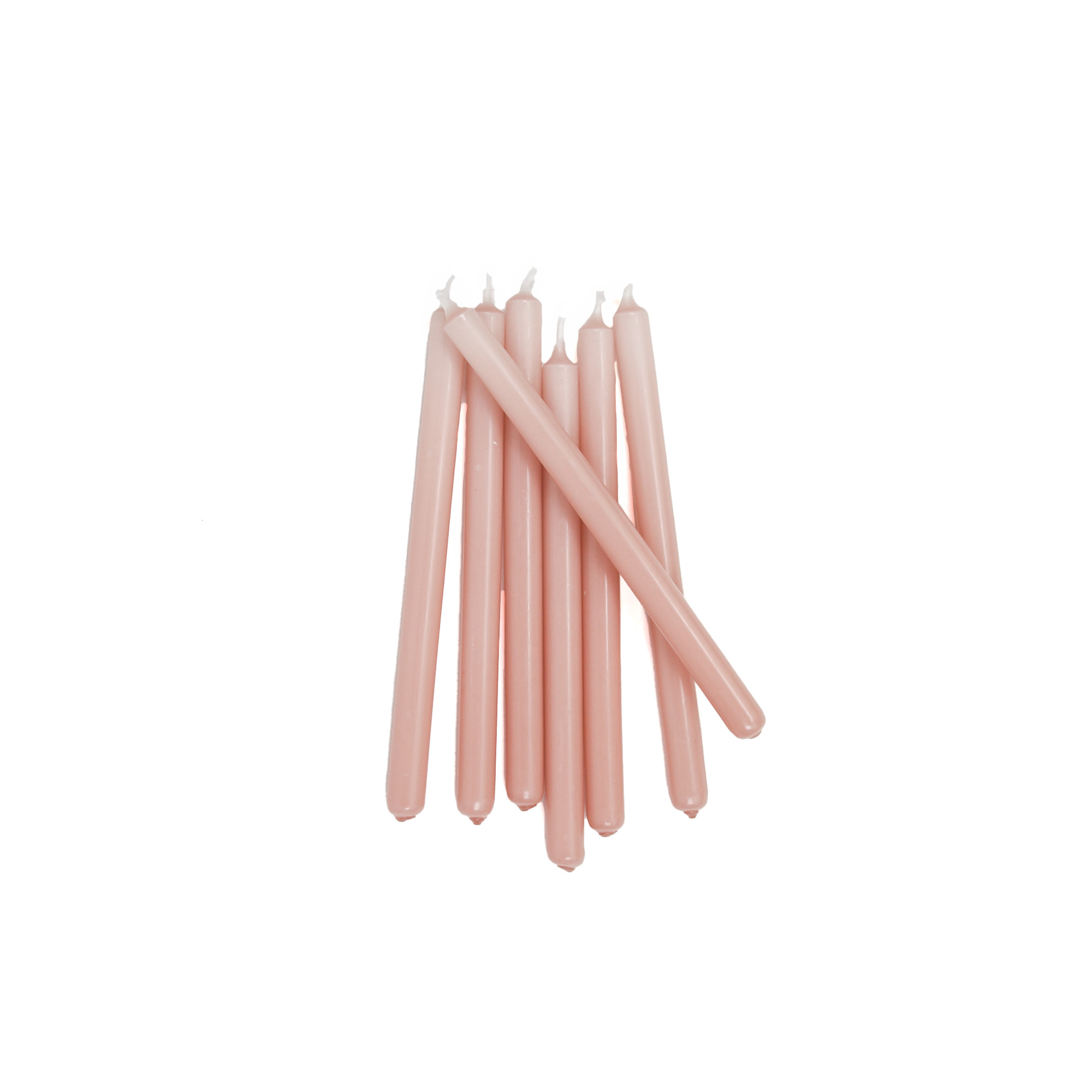 Thin stick candles/tree candles for Stoff Nagel candle holder - pink