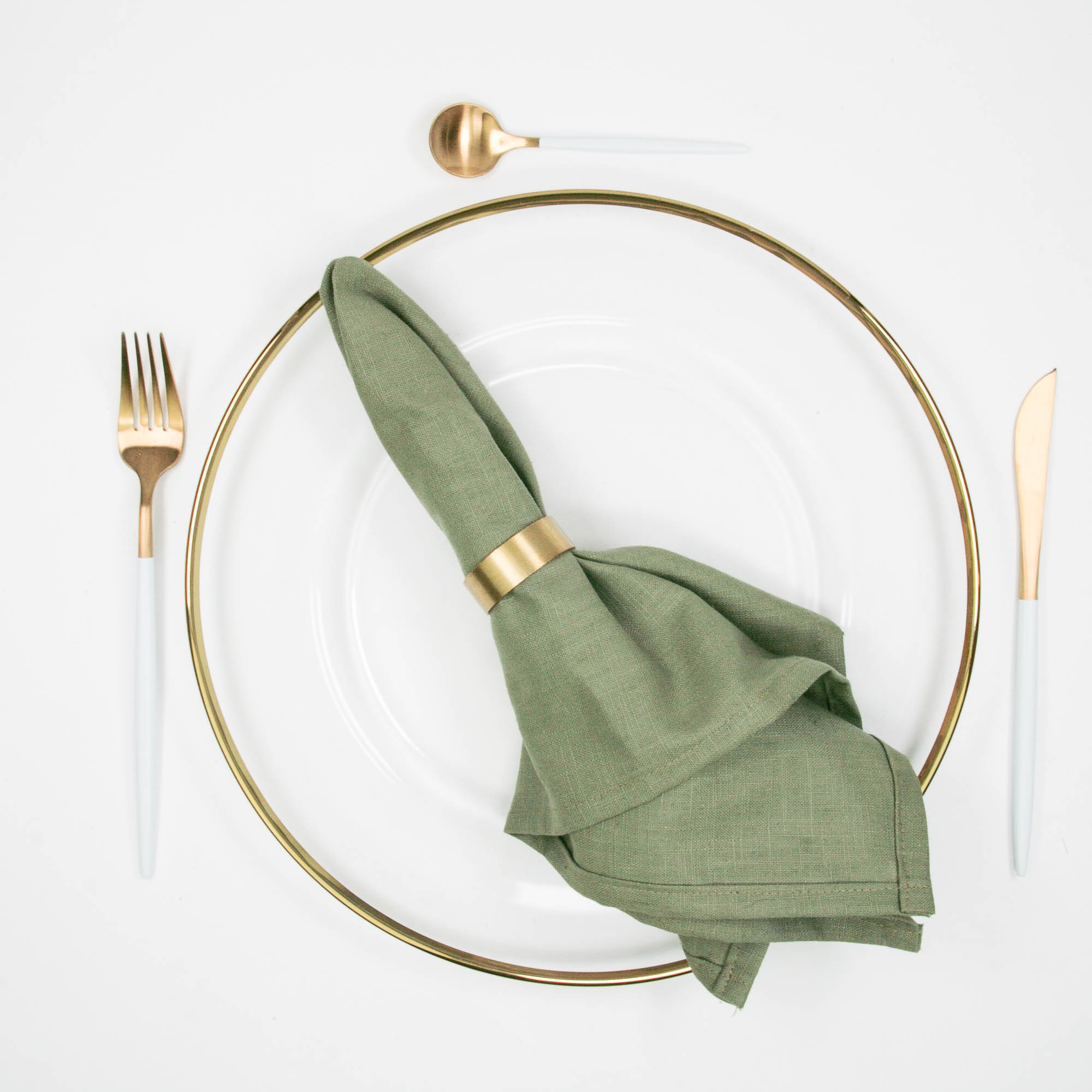 stoffservietten-leinen-mieten-olive-olivgruen-02 Linen napkin OLIVE GREEN