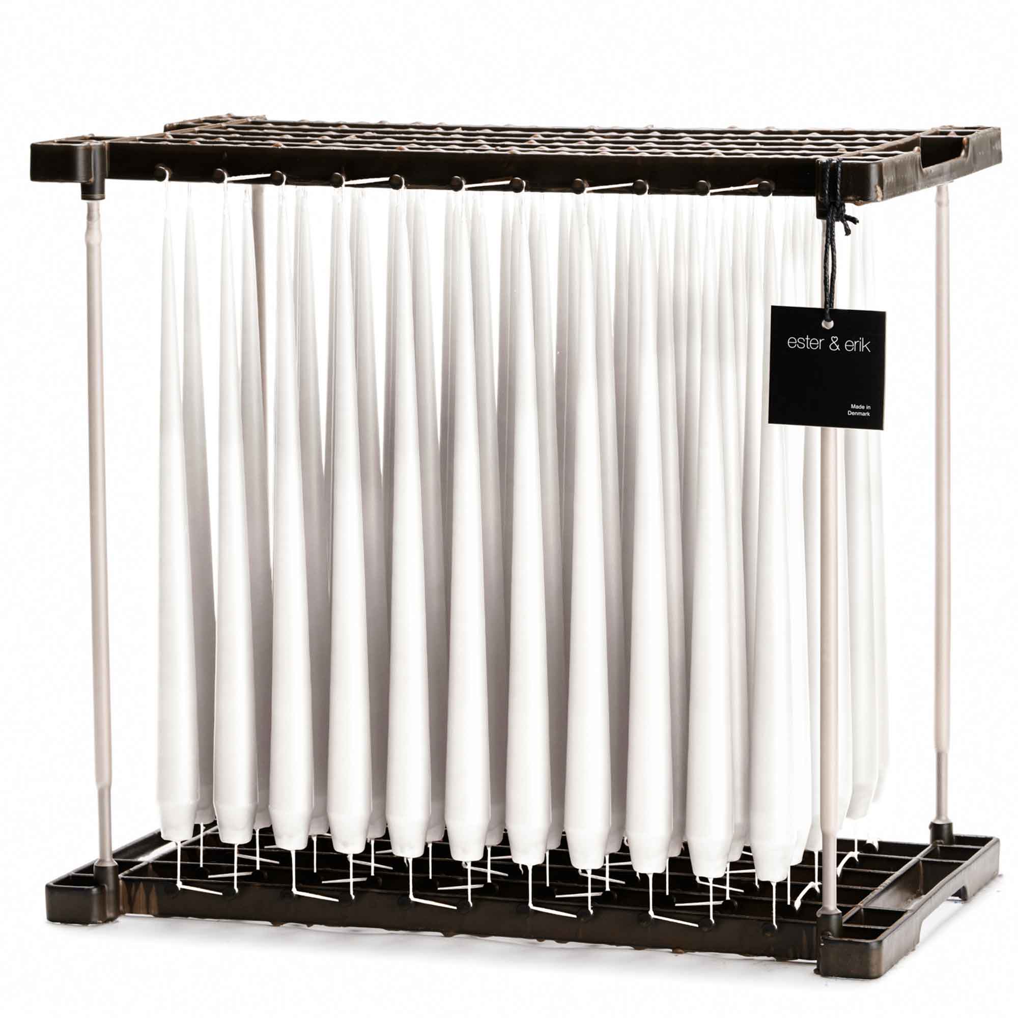 ester-erik-spitzkerze-raw-white-ash-21-32cm-2 Ester & Erik taper candle WHITE ASH color no. 21, 2.6 x 32 cm