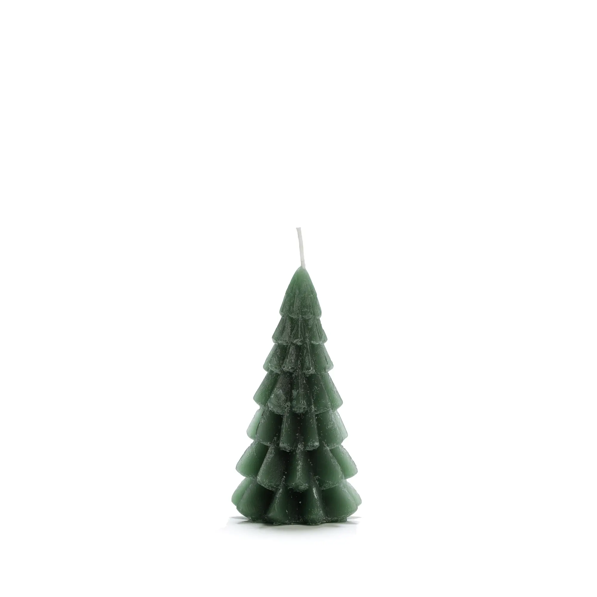 Weihnachtsbaumkerze TANNENGRÜN, ø 10 x 20 cm | rustik lys