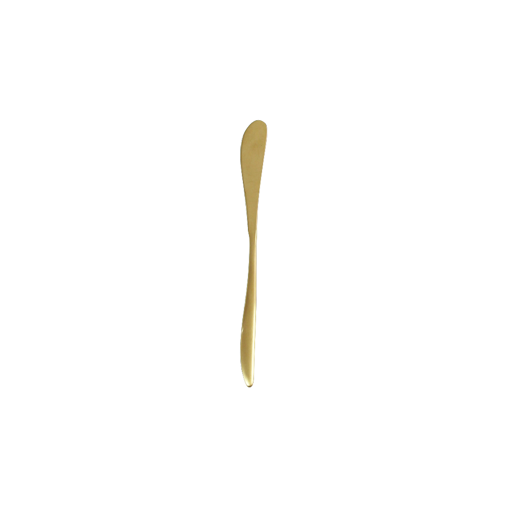 Buttermesser aus Gold – Exquisites Besteck von Herdmar Buttermesser aus vergoldetem Edelstahl der GRACE Kollektion – Ideal zum Servieren von Butter und weichen Aufstrichen